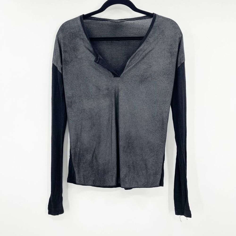 Generation Love Black Gray Charcoal‎ Long Sleeve Sweater Women's Size XS